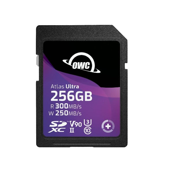 OWC Atlas Ultra 256GB SDXC UHS-II V90 R 300MB/s W 250MB/s OWC Atlas Ultra 256GB SDXC UHS-II V90 R 300MB/s W 250MB/s